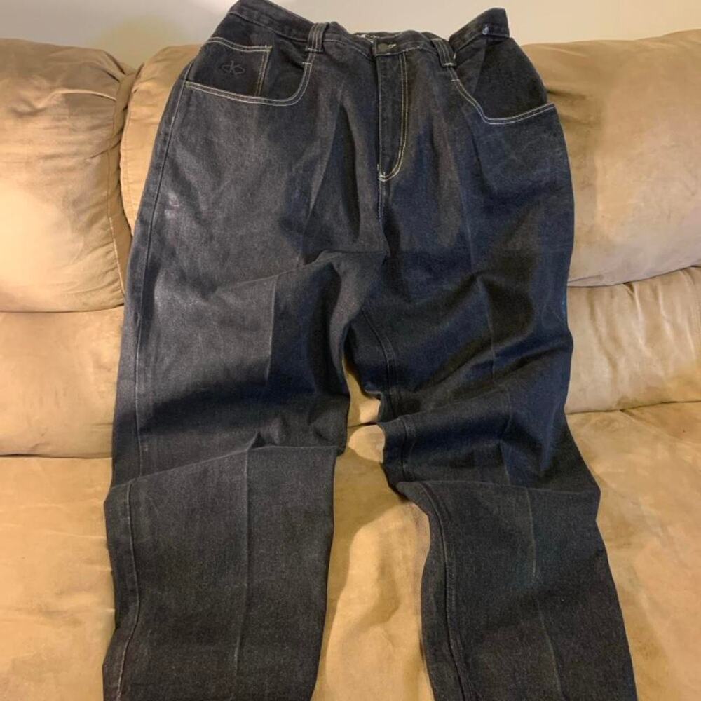 Vintage 90s Knockout Jeans baggy skate denim trousers USA Made 100% cotton